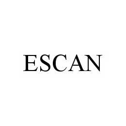 Trademark Logo ESCAN