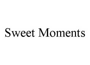 Trademark Logo SWEET MOMENTS