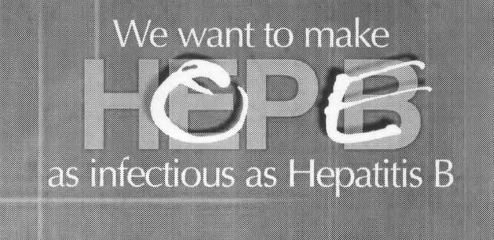 Trademark Logo HEPB HOPE WE WANT TO MAKE HOPE AS INFECTIOUS AS HEPATITIS B