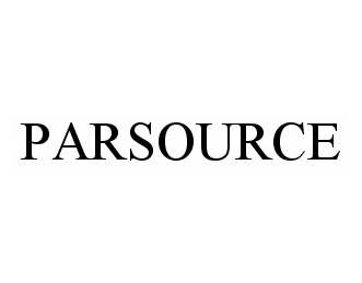 Trademark Logo PARSOURCE