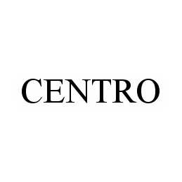 Trademark Logo CENTRO