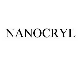 Trademark Logo NANOCRYL