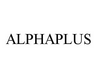  ALPHAPLUS