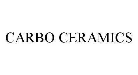  CARBO CERAMICS
