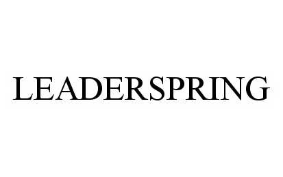 Trademark Logo LEADERSPRING