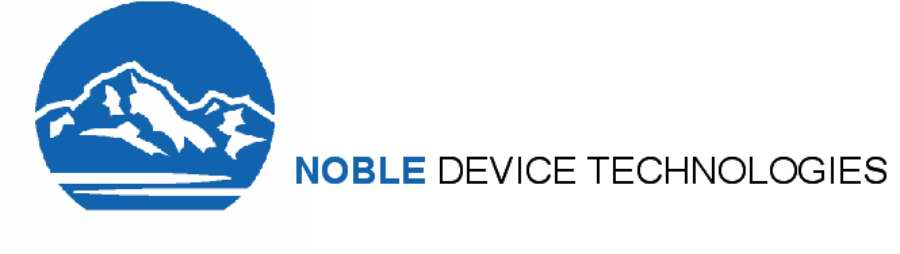  NOBLE DEVICE TECHNOLOGIES