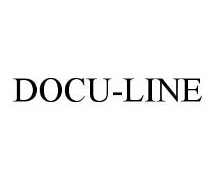 Trademark Logo DOCU-LINE