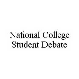Trademark Logo NATIONAL COLLEGE STUDENT DEBATE