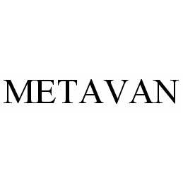 Trademark Logo METAVAN