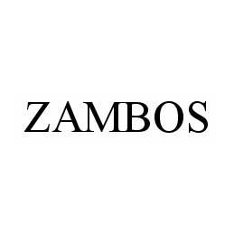 Trademark Logo ZAMBOS