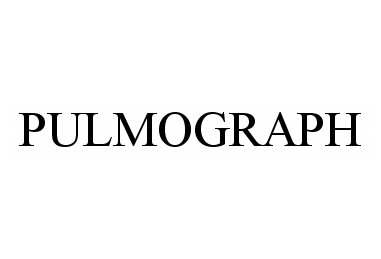 Trademark Logo PULMOGRAPH