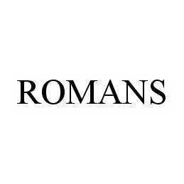 Trademark Logo ROMANS