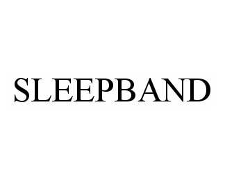 Trademark Logo SLEEPBAND