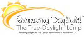 Trademark Logo RECREATING DAYLIGHT! THE TRUE-DAYLIGHT LAMP