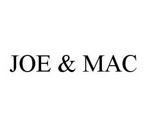  JOE &amp; MAC