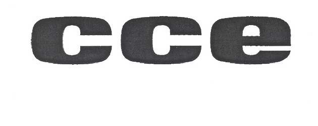 Trademark Logo CCE