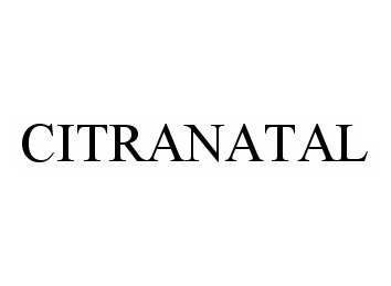 Trademark Logo CITRANATAL