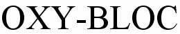 Trademark Logo OXY-BLOC