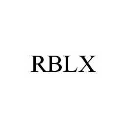 Trademark Logo RBLX