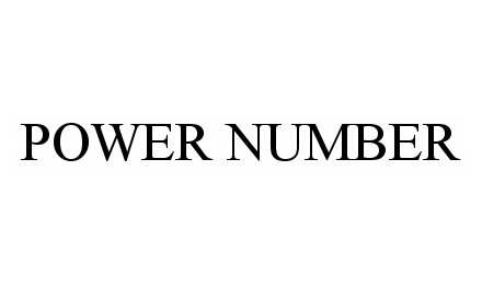 POWER NUMBER