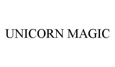 Trademark Logo UNICORN MAGIC