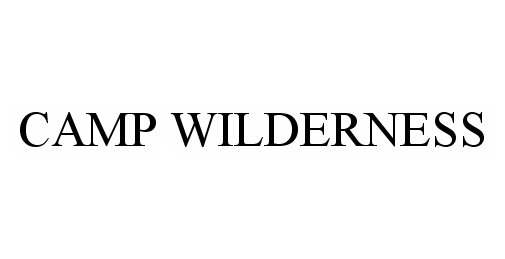  CAMP WILDERNESS