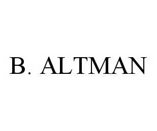  B. ALTMAN