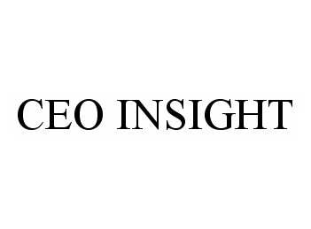  CEO INSIGHT