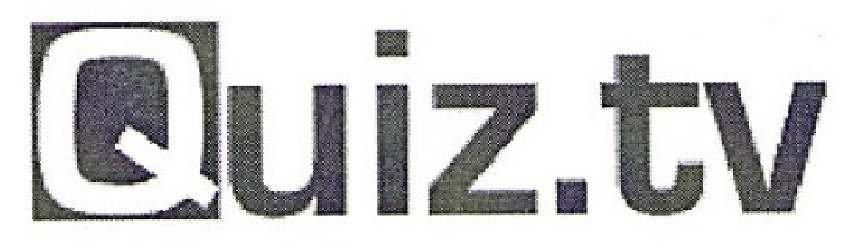 Trademark Logo QUIZ.TV