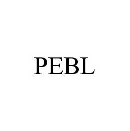 Trademark Logo PEBL