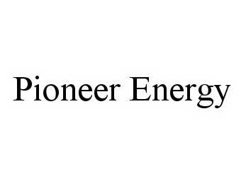 PIONEER ENERGY