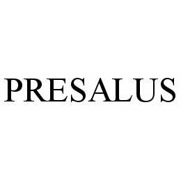 Trademark Logo PRESALUS