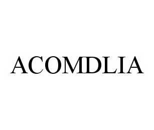  ACOMDLIA