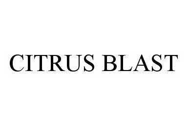 Trademark Logo CITRUS BLAST