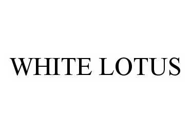 WHITE LOTUS