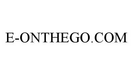 Trademark Logo E-ONTHEGO.COM