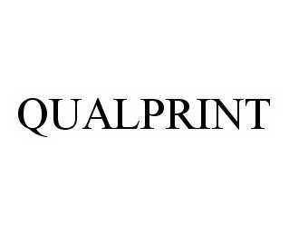 Trademark Logo QUALPRINT
