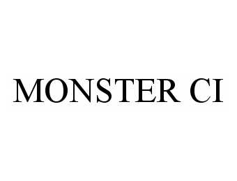 Trademark Logo MONSTER CI
