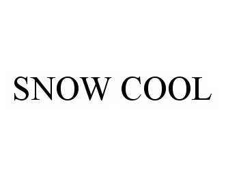 Trademark Logo SNOW COOL