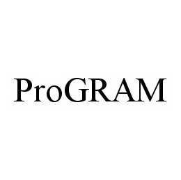 Trademark Logo PROGRAM