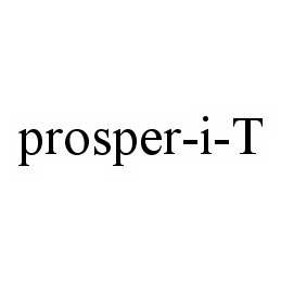 Trademark Logo PROSPER-I-T
