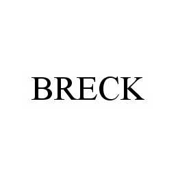 Trademark Logo BRECK