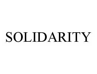 Trademark Logo SOLIDARITY
