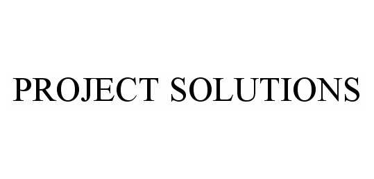  PROJECT SOLUTIONS