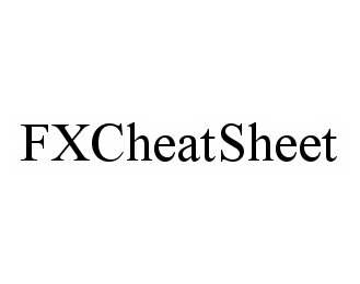  FXCHEATSHEET