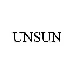 Trademark Logo UNSUN