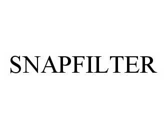Trademark Logo SNAPFILTER