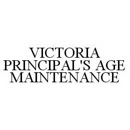  VICTORIA PRINCIPAL'S AGE MAINTENANCE