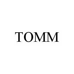 Trademark Logo TOMM