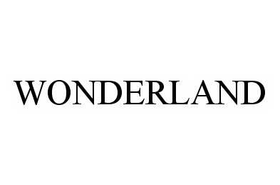 Trademark Logo WONDERLAND